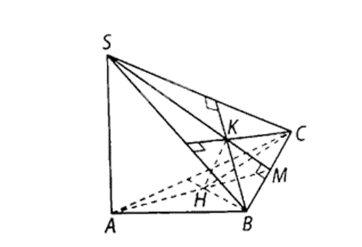 Cho hình chóp S.ABC có SA vuông góc (ABC), tam giác ABC nhọn