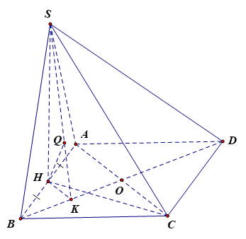 Cho hình chóp S.ABCD có đáy ABCD là hình vuông cạnh a, tam giác SAB đều