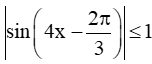 Cho hàm số f(x) = 4sin^2(2x-pi/3). Chứng minh rằng |f'(x)| nhỏ hơn hoặc bằng 8