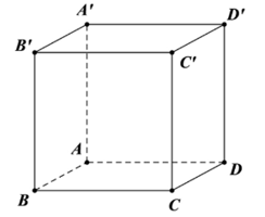 Cho hình lập phương ABCD.A'B'C'D' có độ dài các cạnh bằng a