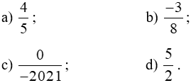 Tính giá trị biểu thức A = 3/-2. m/n