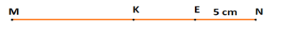 Cho đoạn thẳng MN có trung điểm K gọi E là trung điểm của đoạn thẳng KN