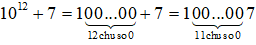 Tổng sau có chia hết cho 9 hay không? Vì sao? a) A = 10^12 +7