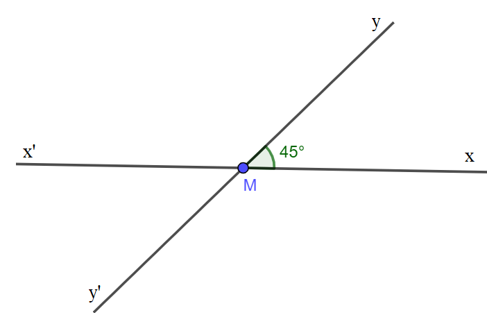 Kể tên tất cả 4 góc có đỉnh M, không kể các góc bẹt
