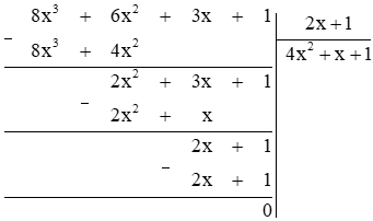 Tính: (– 4x^3 – 13x^2 + 2x^5) + (13x^2 + 2x^3 – 12x – 1)