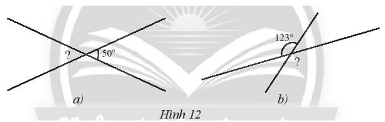 Sách bài tập Toán 7 Bài 1: Các góc ở vị trí đặc biệt | Chân trời sáng tạo Giải SBT Toán 7 (ảnh 2)