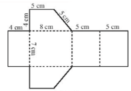 Tạo lập hình lăng trục đứng tứ giác có các số đo như Hình 7. Cho biết chiều cao của hình lăng trụ