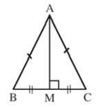 Cho tam giác ABC có AB = AC, lấy điểm M trên cạnh BC sao cho BM = CM