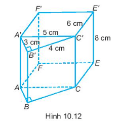 Một hình lăng trụ đứng được ghép bởi một hình lăng trụ đứng tam giác và một hình hộp