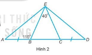 Cho bốn điểm A, B, C và D như Hình 2