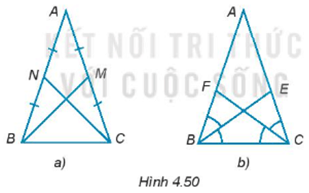 Cho tam giác ABC là tam giác cân đỉnh A. Chứng minh rằng
