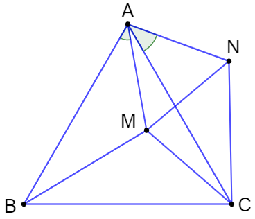 Cho M là một điểm tùy ý bên trong tam giác đều ABC