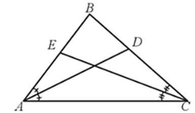 Cho tam giác ABC có chu vi bằng 74 cm. Đường phân giác của góc A chia cạnh BC