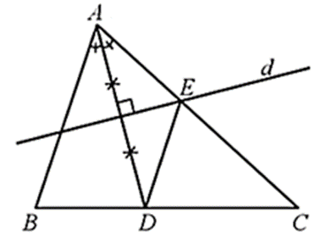 Cho tam giác ABC có đường phân giác AD và AB = 6 cm, AC = 9 cm