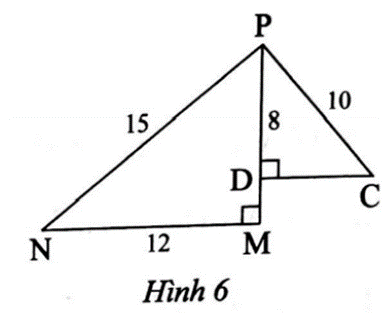 Quan sát Hình 6, chứng minh rằng: a) Tam giác MNP đồng dạng tam giác DPC