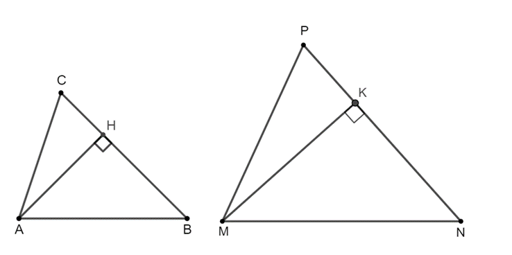 Cho tam giác ABC đồng dạng tam giác MNP theo tỉ số đồng dạng k = AB/MN = 2/3