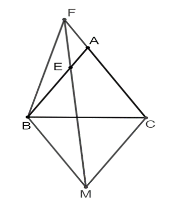 Cho tam giác đều ABC, từ B và C kẻ các đường thẳng song song với AC và AB