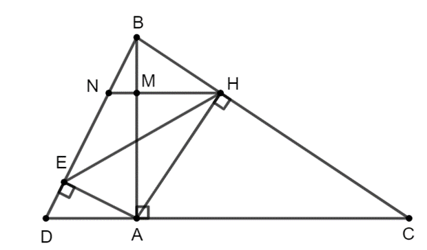 Cho tam giác ABC vuông tại A và đường cao AH. a) Chứng mình rằng AB2 = BH . BC