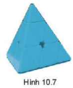 Một món đồ chơi có dạng hình chóp tam giác đều như Hình 10.7