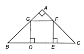 Xét tam giác ABC vuông cân tại A. Lấy trên cạnh BC hai điểm D E sao cho BD = DE = EC