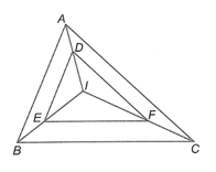 Cho tam giác ABC điểm I nằm trong tam giác. Lấy điểm D trên IA