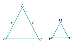 Cho tam giác ABC cân tại đỉnh A và tam giác MNP cân tại đỉnh