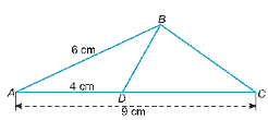 Cho tam giác ABC với AB = 6 cm, AC = 9 cm. Lấy điểm D trên cạnh AC sao cho AD = 4 cm 