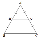 Cho ∆ABC đều, cạnh 3 cm M, N lần lượt là trung điểm của AB và AC