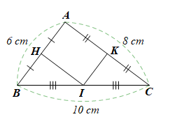 Cho tam giác ABC có AB = 6 cm AC = 8 cm BC = 10 cm