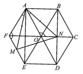 Cho lục giác đều ABCDEF với tâm O thoả mãn phép quay thuận chiều