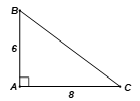 Cho tam giác ABC vuông tại A có AB = 6, AC = 8, bán kính đường tròn nội tiếp là r
