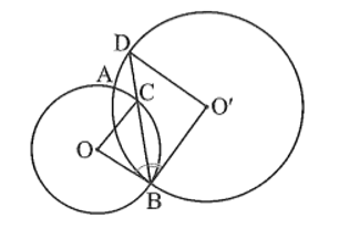 Cho hai đường tròn (O) và (O’) cắt nhau tại hai điểm A, B phân biệt