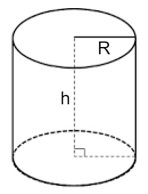 Gọi h, R lần lượt là độ dài chiều cao và bán kính đáy của hình trụ. Diện tích xung quanh của hình trụ