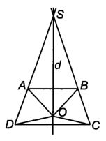 Cho hình thang cân ABCD (AB // CD). Chứng minh rằng đường trung trực d của AB cũng là đường trung trực của CD