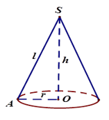 Gọi l, h, R lần lượt là độ dài đường sinh, chiều cao và bán kính đáy của hình nón. Đẳng thức nào sau đây luôn đúng?