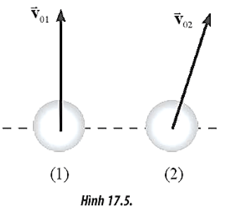 Hai vật nhỏ giống hệt nhau được ném với cùng tốc độ ban đầu tại cùng một độ cao (ảnh 2)