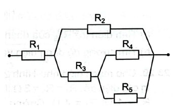 Cho mạch điện như Hình 23.2. Các giá trị điện trở R1 = 6Ω