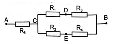 Cho mạch điện như Hình 23.7. Giá trị các điện trở R1 = R3 = 3Ω