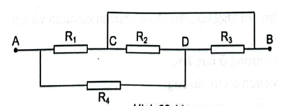 Cho đoạn mạch như Hình 23.11. Tính điện trở của đoạn mạch AB