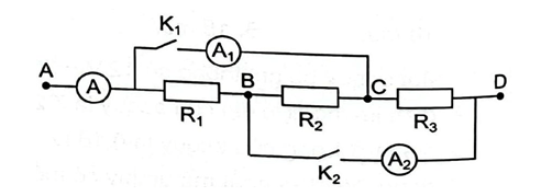 Cho mạch điện như Hình IV1. Biết giá trị các điện trở R1 = 4Ω