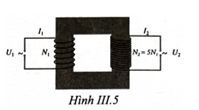 Cho sơ đồ máy biến thế như Hình III.5. Phát biểu dưới đây là đúng hay sai