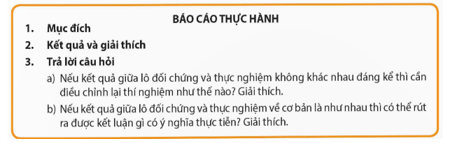 Sinh 12 Kết nối tri thức Bài 17: Thực hành: Thí nghiệm về thường biến ở cây trồng | Giải Sinh học 12