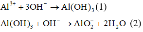 Công thức tính nhanh số mol OH- hoặc số mol Al(OH)3 khi cho muối nhôm phản ứng với dung dịch kiềm hay nhất