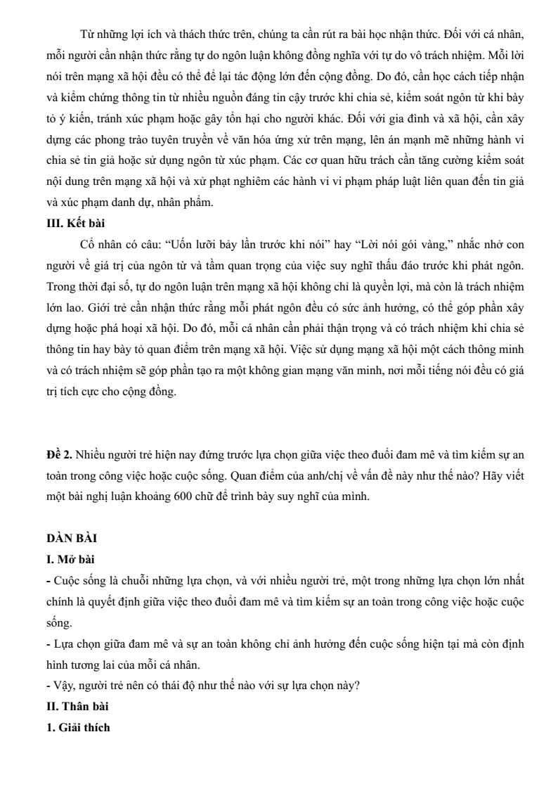20 Đề văn Nghị luận xã hội về tuổi trẻ