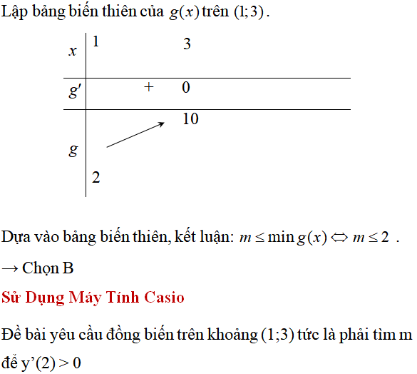 60 bài tập Tính đơn điệu của hàm số có lời giải (phần 1) - Toán lớp 12