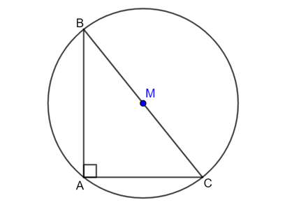 Công thức tính bán kính đường tròn ngoại tiếp tam giác vuông | Toán lớp 9