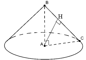 Cho hình nón đỉnh S có đường sinh bằng 2 đường cao bằng 1 Tìm đường  kính của mặt cầu chứa điểm Svà chứa đường tròn