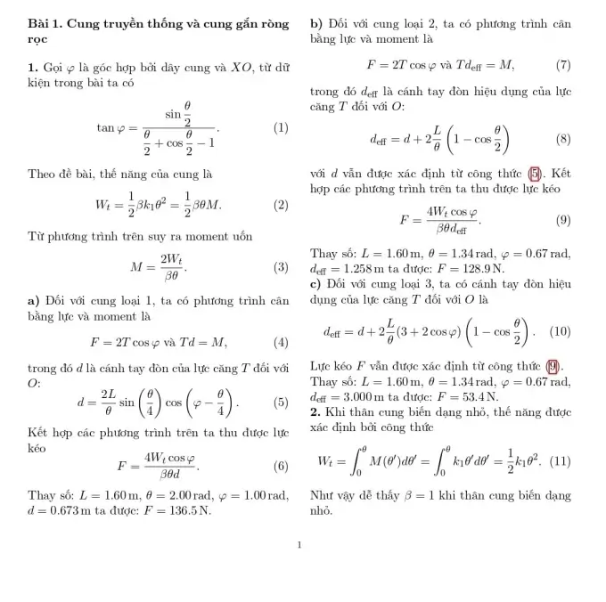 Đề thi HSG Vật lý Quốc gia 2025-2026 có lời giải (ngày 1)