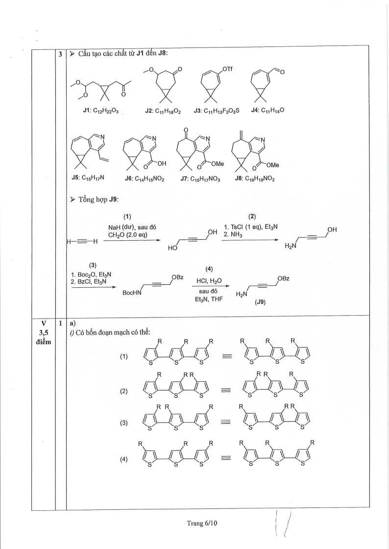 Đề thi HSG Hóa học Quốc gia 2025-2026 có lời giải (ngày 2)