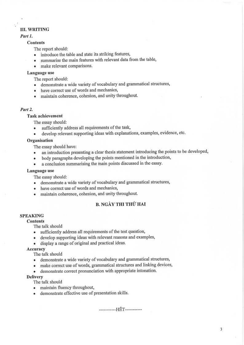 Đề thi HSG Tiếng Anh Quốc gia 2025-2026 có lời giải (ngày 1)